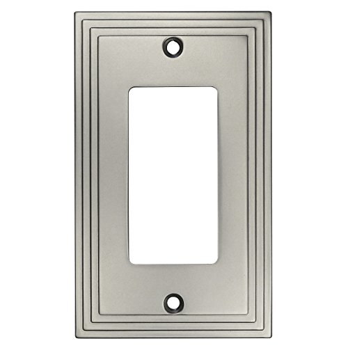 Kosmas 25000-sn Satin Nickel Single GFI/Decora Rocker Wandschalter Platte und Cover von Cosmas