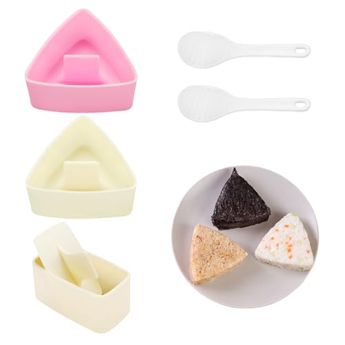 Cosmeria Sushi Making Kit, Onigiri Form Set Mit Musubi Maker, Einfach Zu Verwenden, Leicht Zu Reinigen, Für DIY Sushi Und Reisball, Perfekt Für Familienküche von Cosmeria