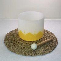 Cosmic Sound Bowls "Inspired By The Sun' Frosted Singing Bowl von CosmicSoundBowls
