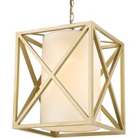 Cosmo New York Hängeleuchte mit Drahtgestell, goldfarben, E27 Cosmo New York Hängeleuchte mit Drahtgestell, goldfarben, E27 von Cosmo