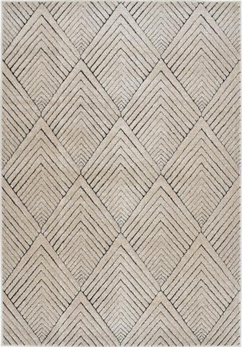 CosmoLiving By Cosmopolitan Cadence Moderner Sandstein-Teppich, 60 x 200 cm von CosmoLiving by Cosmopolitan
