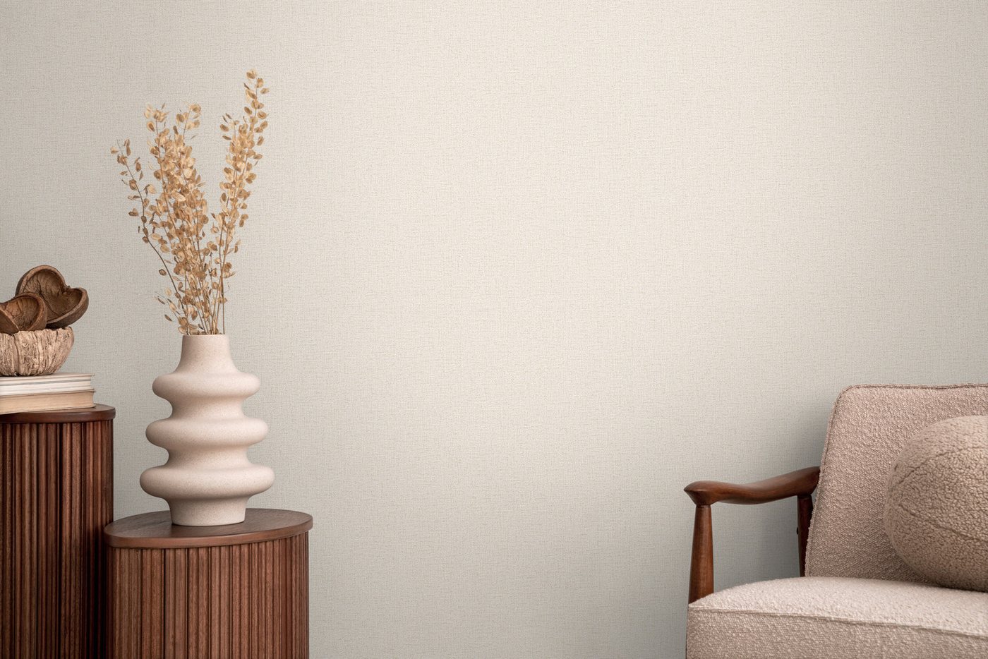 CosmoLiving by Cosmopolitan Vliestapete Metallic Weave – Struktur-Unitapete, strukturiert, matt, (1 St), Elegante Struktur-Vliestapete mit Metallic-Effekt von CosmoLiving by Cosmopolitan