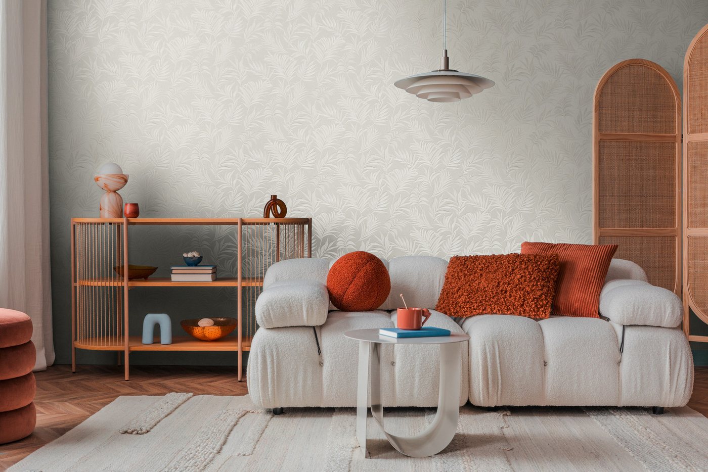 CosmoLiving by Cosmopolitan Vliestapete Midnight Botanica-Mystery Tapete, strukturiert, matt, (1 St), Tropisches Blätterdesign in moderner Eleganz von CosmoLiving by Cosmopolitan