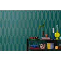 CosmoLiving by Cosmopolitan Vliestapete "Graphic Groove-Playful Tapete" glänzend strukturiert von Cosmoliving By Cosmopolitan