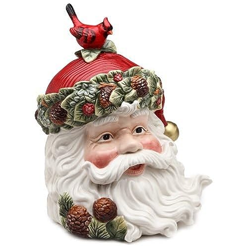 Cosmos Evergreen Holiday Santa Keksdose von Cosmos Gifts