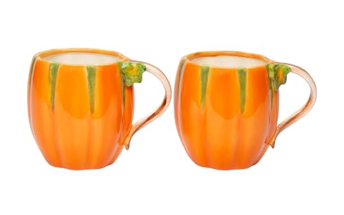 Cosmos Gifts 10361 Feine Keramik Herbst Kürbis Tassen 2er Set Cosmos Gifts 10361 Feine Keramik Herbst Kürbis Tassen 2er Set von Cosmos Gifts