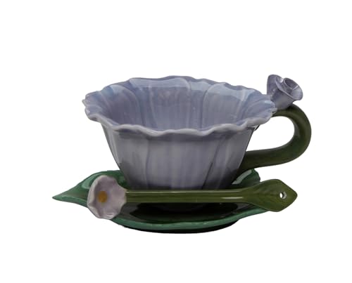 Cosmos Gifts 10396S Tasse und Untertasse mit Löffel, feines Porzellan, Lavendel-Dahlie Cosmos Gifts 10396S Tasse und Untertasse mit Löffel, feines Porzellan, Lavendel-Dahlie von Cosmos Gifts