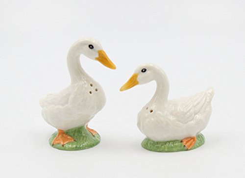 Cosmos Gifts 20794 Salz- und Pfefferstreuer, Ente, Einheitsgröße, Weiß von Cosmos Gifts