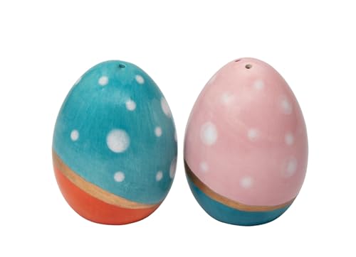 Cosmos Gifts 21050 Salz- und Pfefferstreuer aus Keramik, gepunktet, Ostereier, Blau und Rosa Cosmos Gifts 21050 Salz- und Pfefferstreuer aus Keramik, gepunktet, Ostereier, Blau und Rosa von Cosmos Gifts
