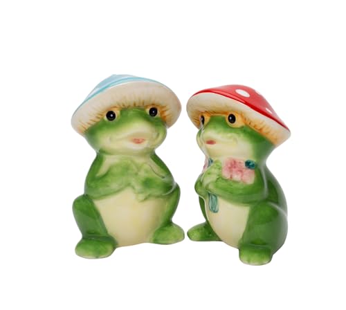 Cosmos Gifts 21088 Salz- und Pfefferstreuer Feenfrosch aus feiner Keramik von Cosmos Gifts
