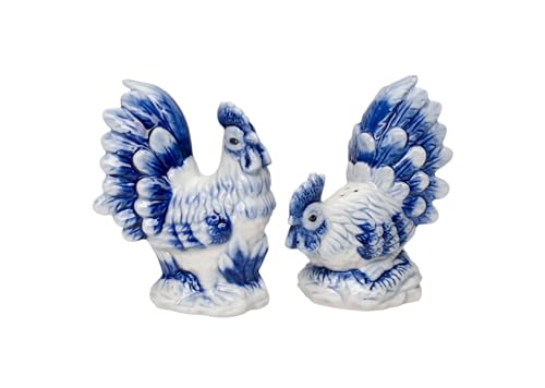 Cosmos Gifts 31999 Salz- und Pfefferstreuer aus feiner Keramik, holländischer blauer Hahn und Henne Cosmos Gifts 31999 Salz- und Pfefferstreuer aus feiner Keramik, holländischer blauer Hahn und Henne von Cosmos Gifts