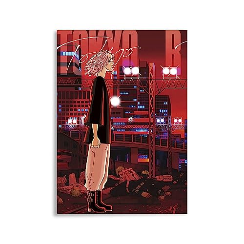 CosplayStudio Cooles Tokyo Revengers Wandbild | Manjiro Sano auf Hartschaumplatte | Mikey Poster | 30x42cm von CosplayStudio