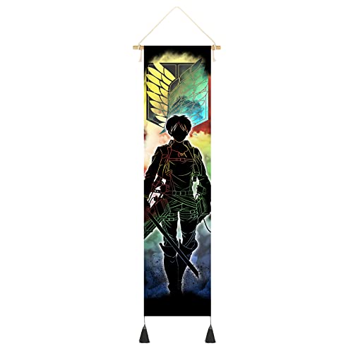 CosplayStudio Großes Attack on Titan Rollbild | Shingeki no Kyojin Kakemono | Wandposter 130x33cm | Eren Jaeger CosplayStudio Großes Attack on Titan Rollbild | Shingeki no Kyojin Kakemono | Wandposter 130x33cm | Eren Jaeger von CosplayStudio