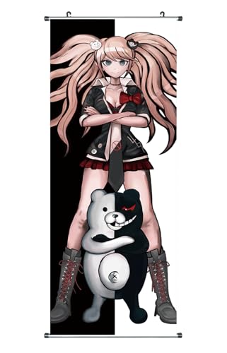 CosplayStudio Großes Danganronpa Rollbild | Kakemono aus Stoff | Poster 100x40cm | Motiv: Junko & Monokuma CosplayStudio Großes Danganronpa Rollbild | Kakemono aus Stoff | Poster 100x40cm | Motiv: Junko & Monokuma von CosplayStudio