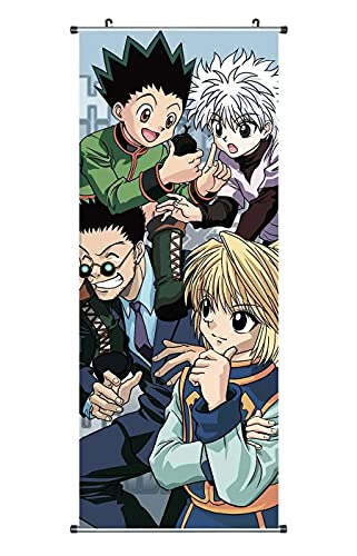 CosplayStudio Großes Hunter x Hunter Rollbild | Kakemono aus Stoff | Poster 100x40cm | Motiv: Hunter von CosplayStudio