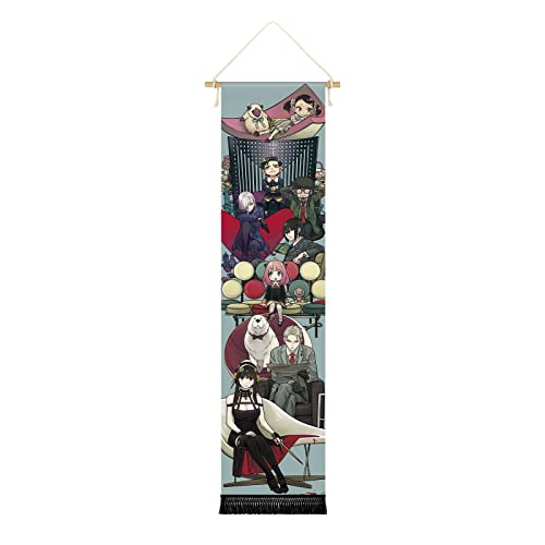 CosplayStudio Großes Spy Family Rollbild/Kakemono aus Stoff | Poster 135x33cm | Motiv: Spy Family Lounge CosplayStudio Großes Spy Family Rollbild/Kakemono aus Stoff | Poster 135x33cm | Motiv: Spy Family Lounge von CosplayStudio