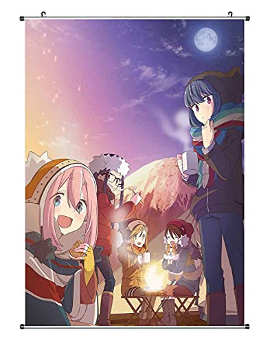 CosplayStudio Laid Back Camp Rollbild aus Stoff | Kakemono 90x60cm | Motiv: Camping Idyll CosplayStudio Laid Back Camp Rollbild aus Stoff | Kakemono 90x60cm | Motiv: Camping Idyll von CosplayStudio