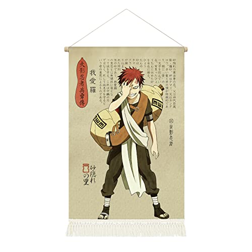 CosplayStudio Ninja Anime Rollbild/Kakemono aus Stoff | Anime Poster | 39x65cm | Motiv: Gaara mit Flaschenkürbis CosplayStudio Ninja Anime Rollbild/Kakemono aus Stoff | Anime Poster | 39x65cm | Motiv: Gaara mit Flaschenkürbis von CosplayStudio