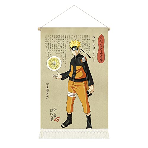 CosplayStudio Ninja Anime Rollbild/Kakemono aus Stoff | Anime Poster | 39x65cm | Motiv: Uzumaki CosplayStudio Ninja Anime Rollbild/Kakemono aus Stoff | Anime Poster | 39x65cm | Motiv: Uzumaki von CosplayStudio