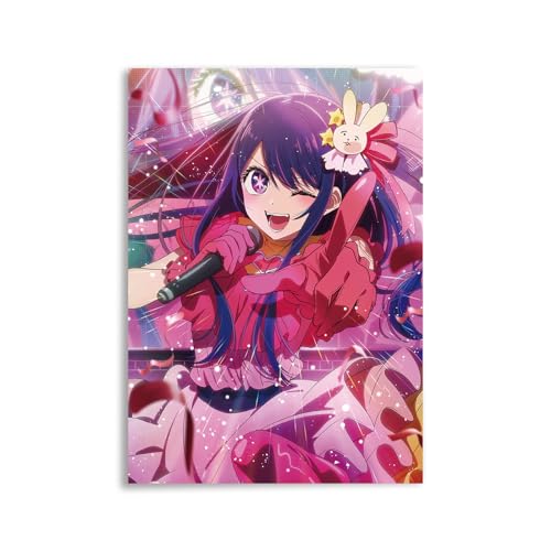 CosplayStudio Oshi no Ko Wandbild | Ai Hoshino Poster auf Hartschaumplatte | 30x42cm von CosplayStudio