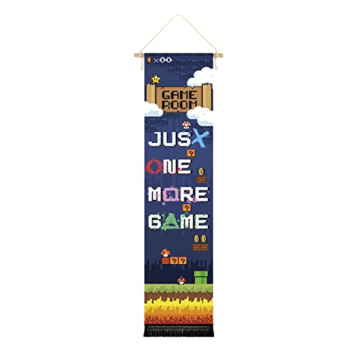 CosplayStudio Rollbild für Video Game Fans | Mario Kakemono | Just One More Game | Retro Game Stil | 33 x130cm CosplayStudio Rollbild für Video Game Fans | Mario Kakemono | Just One More Game | Retro Game Stil | 33 x130cm von CosplayStudio