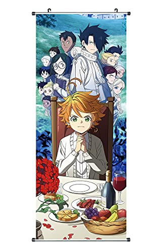 The Promised Neverland Rollbild | Kakemono aus Stoff | Poster 100x40cm | Motiv: Emma The Promised Neverland Rollbild | Kakemono aus Stoff | Poster 100x40cm | Motiv: Emma von CosplayStudio