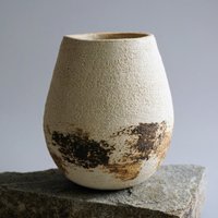 Handgefertigte Keramikvase/strukturierte Vase Moderne Keramik Sammlerkeramik Wabi-Sabi-Keramik Geschenk von CossioPottery