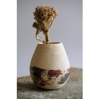 Handgefertigte Keramikvase/strukturierte Vase Moderne Keramik Sammlerkeramik Wabi-Sabi-Keramik Geschenk von CossioPottery