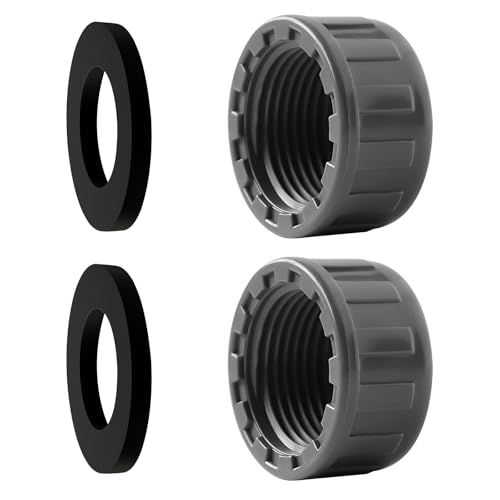 PVC-Gewindekappe 3/4'', 2stück Rohrkappe 25mm runder Innengewinde-Schlauchverbinder Innengewinde Schlauchanschlüssen Rohrverschraubungskappe Gewinde Schutz vor Wasser Garten Gewindefitting PVC-Gewindekappe 3/4'', 2stück Rohrkappe 25mm runder Innengewinde-Schlauchverbinder Innengewinde Schlauchanschlüssen Rohrverschraubungskappe Gewinde Schutz vor Wasser Garten Gewindefitting von Cosswe