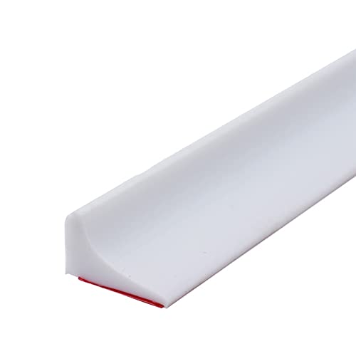 Wasserdamm Duschschwelle, 2M Duschwasserdamm Bad Wasserbarriere Silikonstreifen Duschwanddichtung Flexibler Silikon-duschkabinen dichtungen Dusche Wasserstop Wasserdichter Streifen von Cosswe