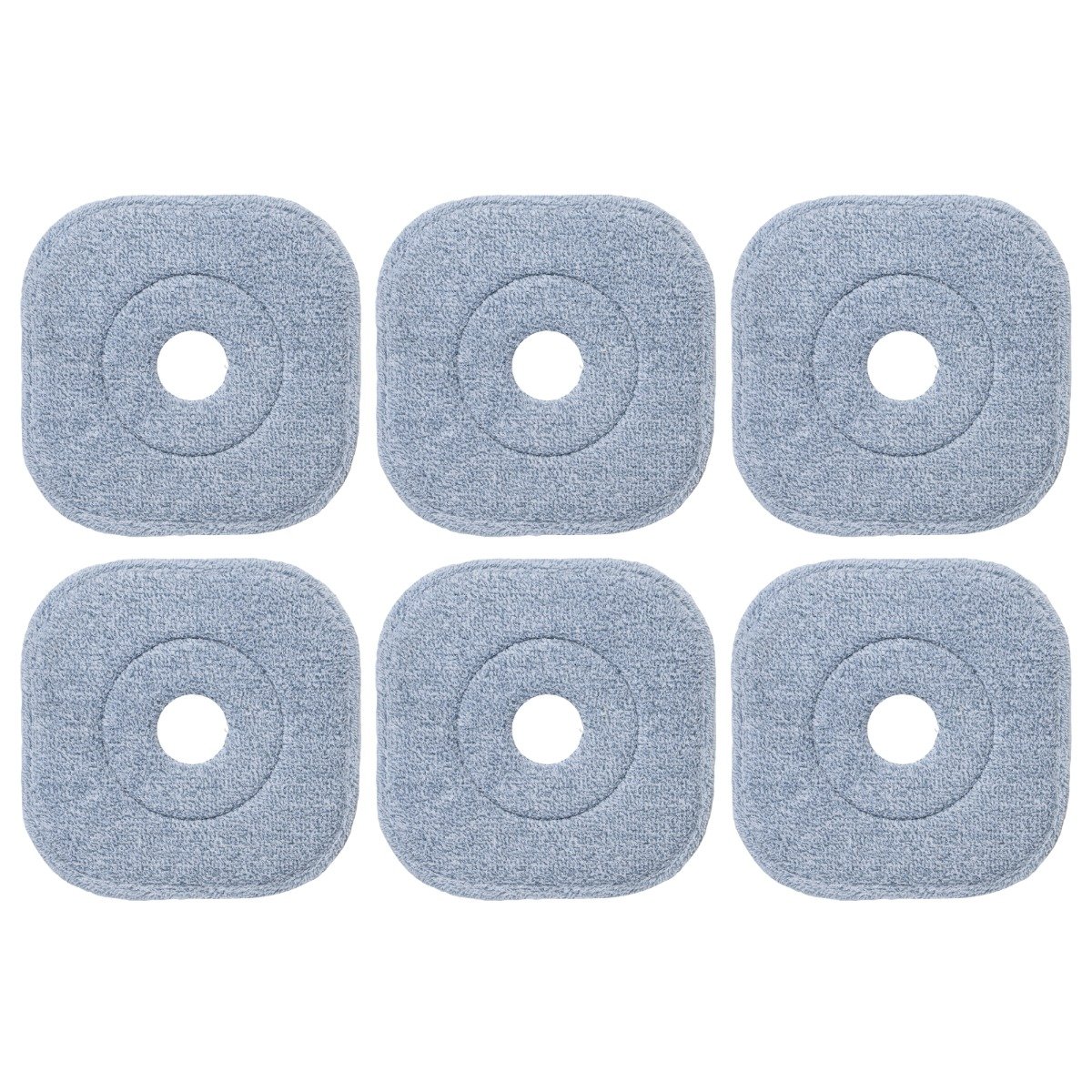 26,5 x 26,5 cm 6-teiliges Ersatz-Moppkopf-Set Mikrofasermopp Ersatzbezug abnehmbarer Wischmopp Grau 26,5 x 26,5 cm 6-teiliges Ersatz-Moppkopf-Set Mikrofasermopp Ersatzbezug abnehmbarer Wischmopp Grau von Costway