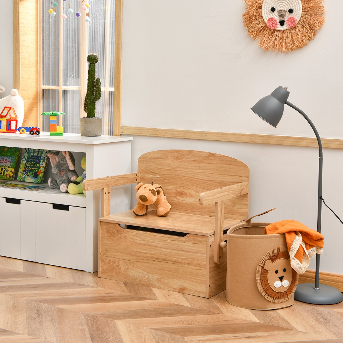 3 in 1 Kinder-Aktivitätstisch Set mit Schreibtisch & Sitzbank & Aufbewahrungsbox für Kindergarten 3 in 1 Kinder-Aktivitätstisch Set mit Schreibtisch & Sitzbank & Aufbewahrungsbox für Kindergarten von Costway