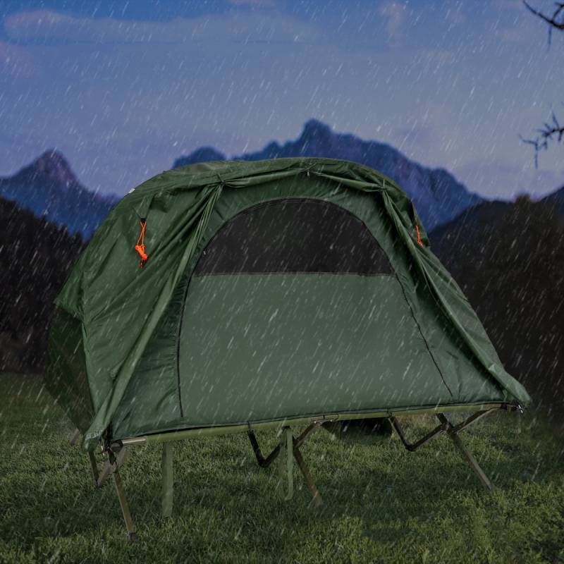 4 in 1 Campingzelt Set für 2 Personen mit Abdeckung und Matratze 194 x 146 x 160 cm Grün 4 in 1 Campingzelt Set für 2 Personen mit Abdeckung und Matratze 194 x 146 x 160 cm Grün von Costway
