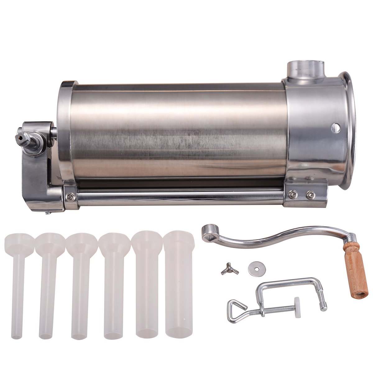 5 kg Edestahl Wurstfüller Wurstmaschine Wurstfüllmaschine inkl. 6 Füllrohre 5 kg Edestahl Wurstfüller Wurstmaschine Wurstfüllmaschine inkl. 6 Füllrohre von Costway