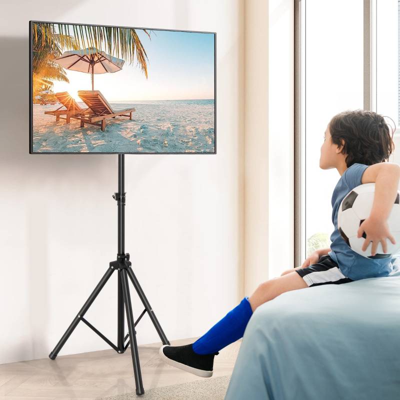 Höhenverstellbarer TV Ständer für 21–47 Zoll Plasma/LCD/LED Fernseher & Flach bis zu 35 kg von Costway
