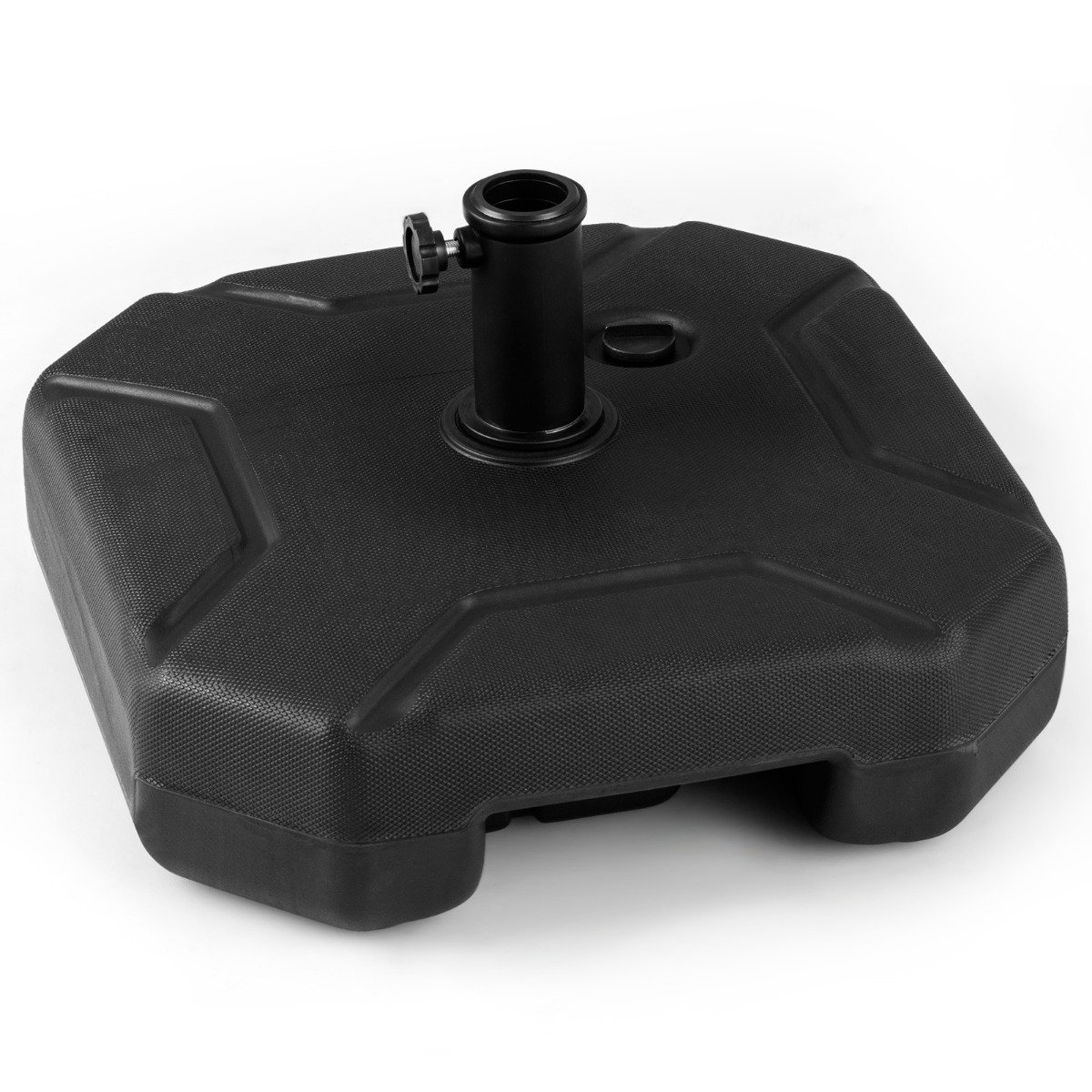 Sonnenschirmständer 17,5 Liter / 30 kg befüllbar mit Wasser oder Sand Schirmständer für Schirmstangen von 38/48 mm von Costway