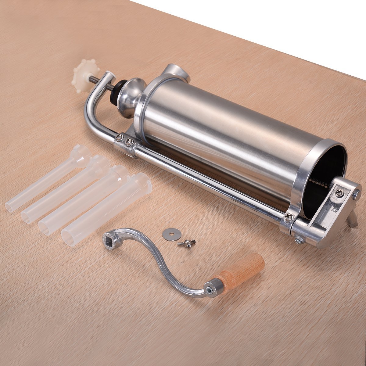 Wurstfüller Wurstmaschine Wurstfüllmaschine Wurstspritze inkl. 4 Füllrohre 2,5 kg Wurstfüller Wurstmaschine Wurstfüllmaschine Wurstspritze inkl. 4 Füllrohre 2,5 kg von Costway