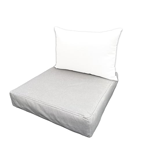 Cosy Burrows Rattan-Sofa-Sitzbezug für den Außenbereich, 62 x 62 cm (Innenkissen nicht im Lieferumfang enthalten), wasserabweisend, waschbar, UV-Schutz, Ersatz für IKEA FRÖSÖN DUVHOLMEN (neutral) von Cosy Burrows