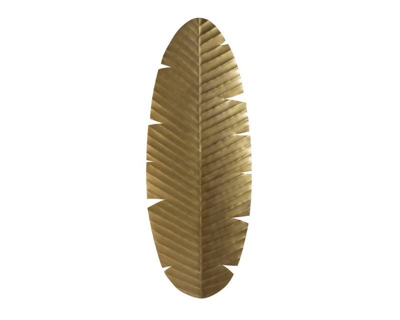 Signature Home Collection Wandleuchte Wandleuchte Blatt in gold, Metall, ohne Leuchtmittel, warmweiß, Wandleuchte in Blattform von Signature Home Collection
