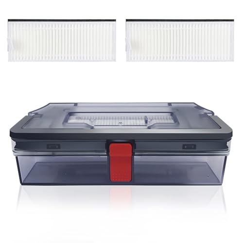 Staubbox Ersatzteile für Yeedi Mop Station Roboterstaubsauger, Roboter Staubsauger Staubbox mit 2 HEPA-Filter, Staubbehälter-Zubehör von Cosy Living