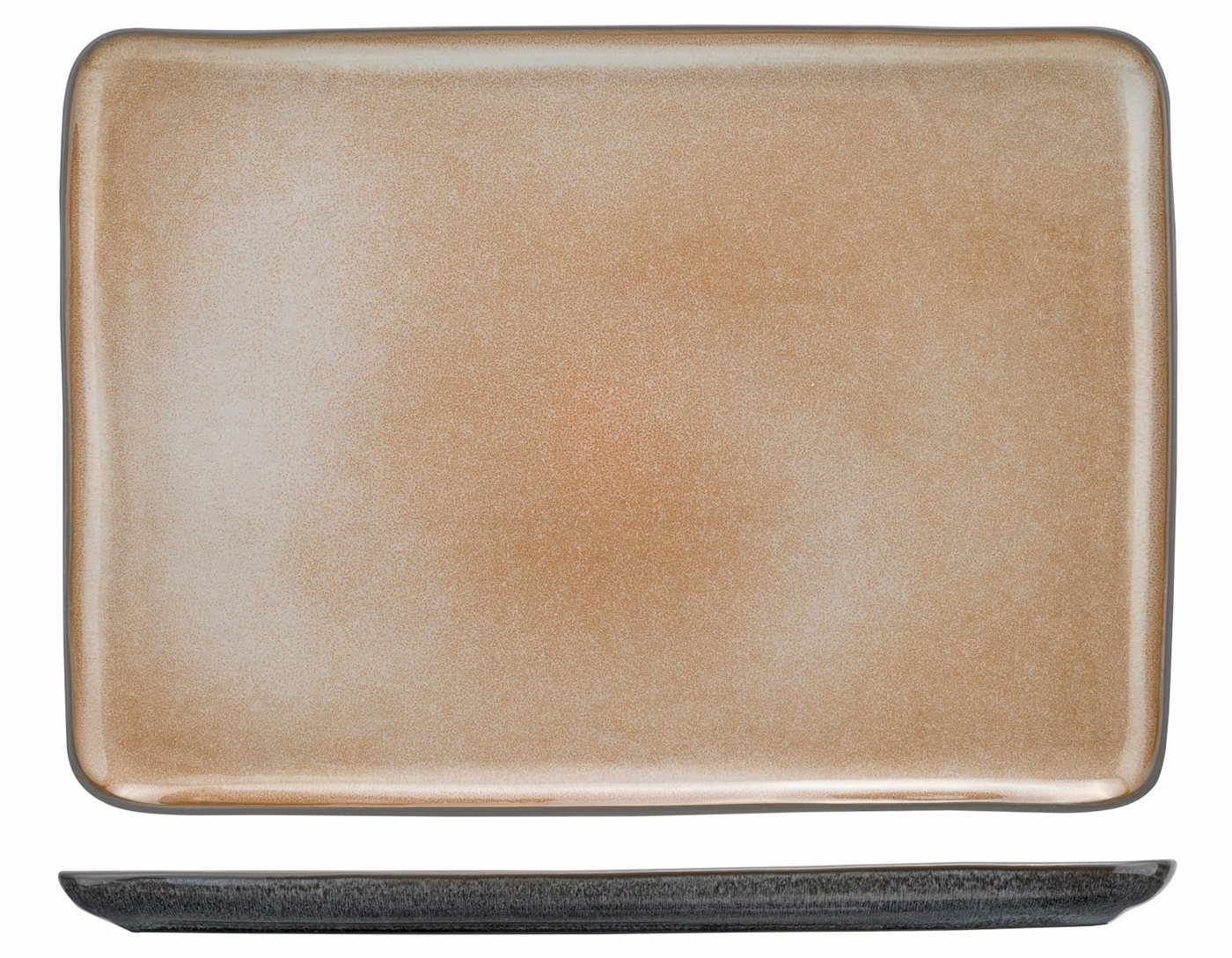 Cosy & Trendy Salatteller Lerida Desert Teller rechteckig 34,5 x 24 cm von Cosy & Trendy