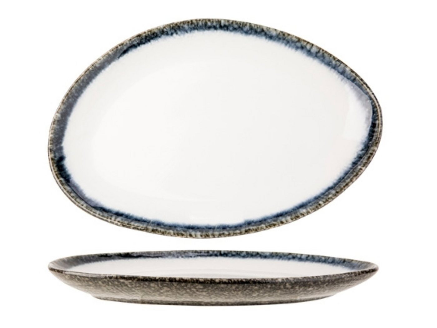 Cosy & Trendy Salatteller Sea Pearl Teller flach 26,7 x 18,5 x 3cm von Cosy & Trendy