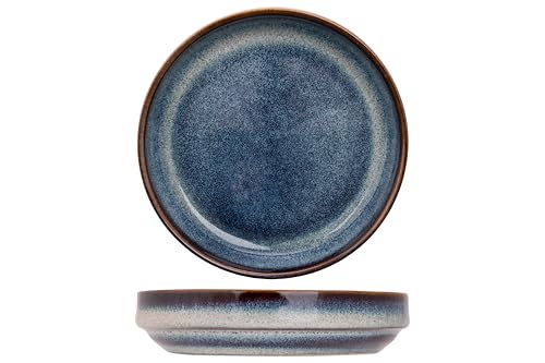 Cosy & Trendy Set mit 6 Schalen aus Steingut, Jade, Indigo, D11,5 x 2,5 cm von Cosy & Trendy