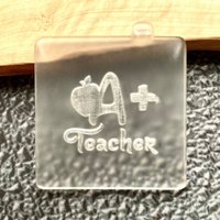 A+ Lehrer Debosser Stempel Für Fondant Icing, Cupcakes, Kekse. Danke Reverse Embosser von CosyBloomShapeNStamp