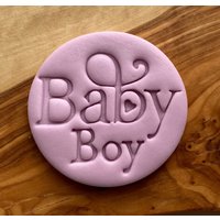 Baby Boy Embosser Stempel. Fondant Icing Cupcake Dekorieren von CosyBloomShapeNStamp