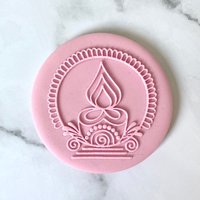 Diwali Rangoli Popup Debosser Stempel Fondant Icing Keks von CosyBloomShapeNStamp