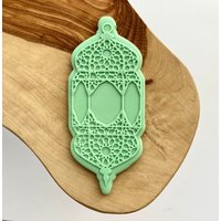 Eid Mubarak Laterne Debosser Stempel Mit Cutter | Style 2. Ramadan Mubarak. Fondant Zuckerglasur Dekorieren von CosyBloomShapeNStamp