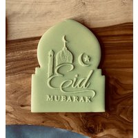 Eid Mubarak Outbosser Stempel + Cutter. Ramadan Keks Stempel. Fondant Icing Cupcake Dekorieren von CosyBloomShapeNStamp