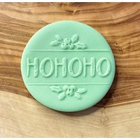 Hohoho Popup Debosser Stempel. Weihnachts Cupcake Topper Fondant I-Tüpfelchen von CosyBloomShapeNStamp