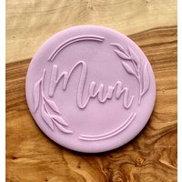 Mama Debosser Stempel. Muttertag Fondant Icing Cupcake Dekorieren von CosyBloomShapeNStamp